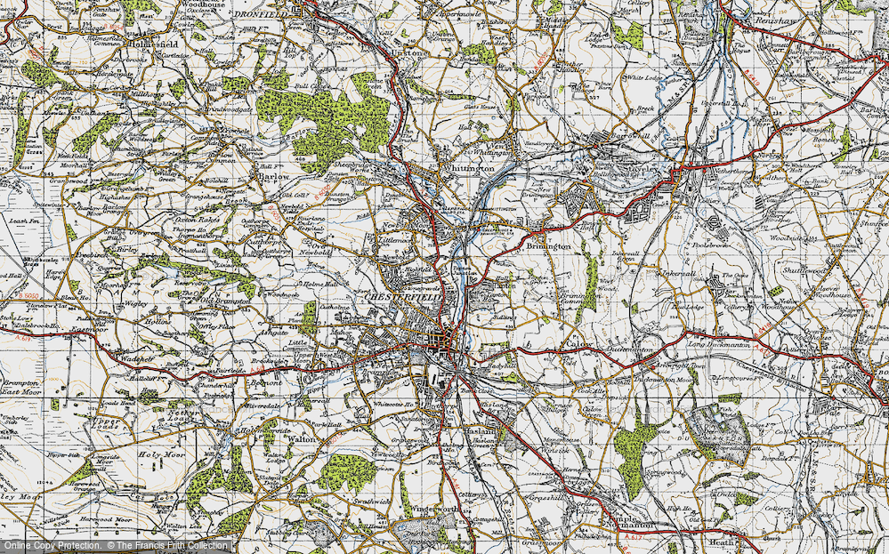 Old Map of Stonegravels, 1947 in 1947