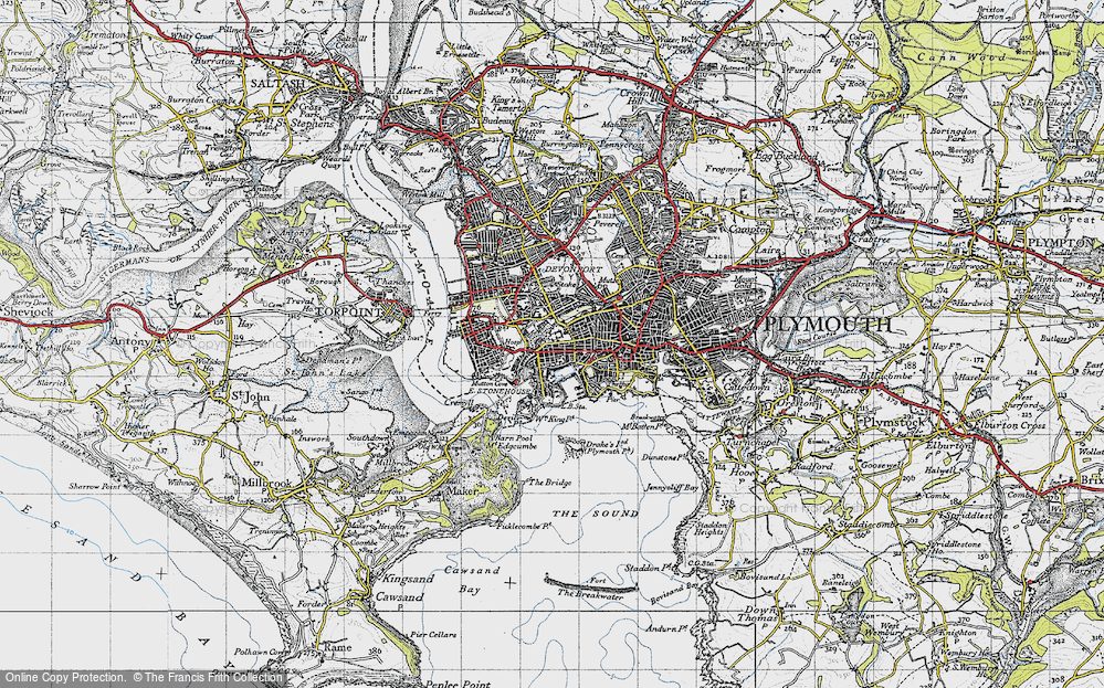 Old Map of Stonehouse, 1946 in 1946