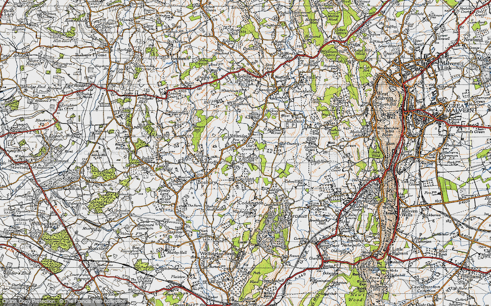 Old Map of Stoneyard Green, 1947 in 1947