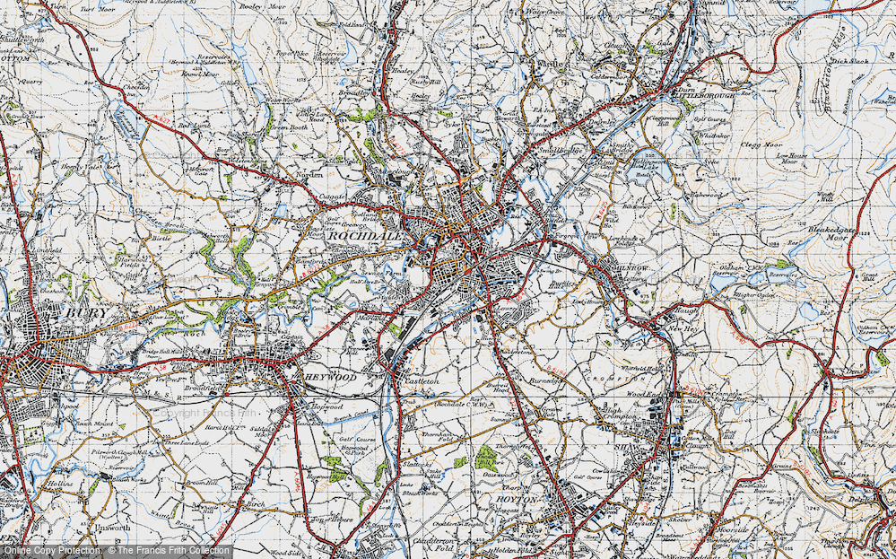 Old Map of Stoneyfield, 1947 in 1947