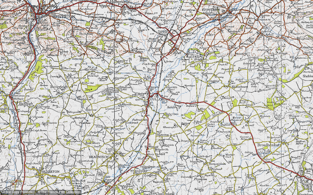 Old Map of Stoneyford, 1946 in 1946