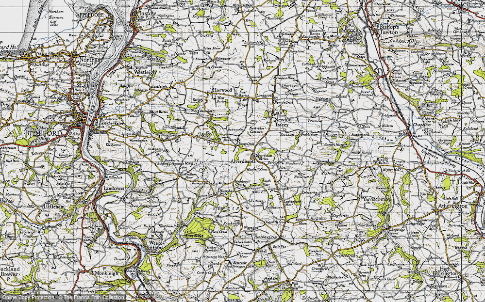 Old Map of Stony Cross, 1946 in 1946