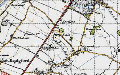 Old map of Stony Dale in 1946
