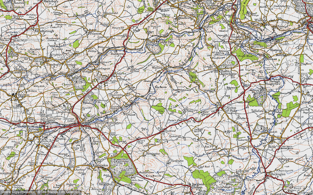 Old Map of Stony Littleton, 1946 in 1946