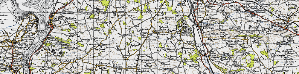 Old map of Stonyland in 1946