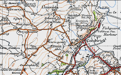 Old map of Stop-and-Call in 1947