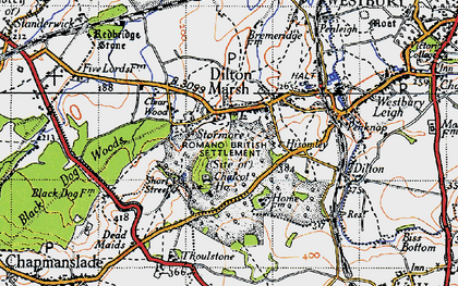 Old map of Stormore in 1946