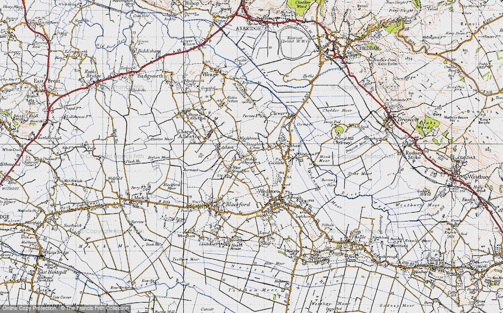 Old Map of Stoughton Cross, 1946 in 1946