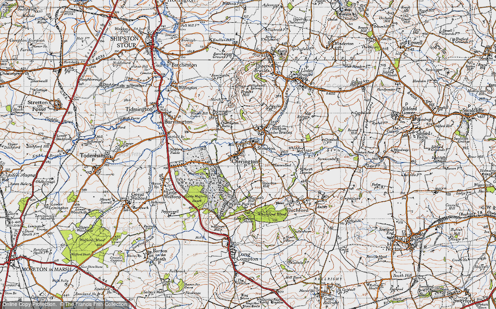 Old Map of Stourton, 1946 in 1946
