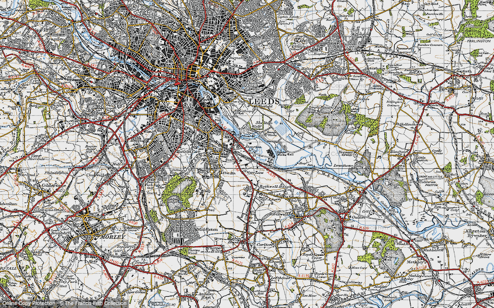 Old Map of Stourton, 1947 in 1947