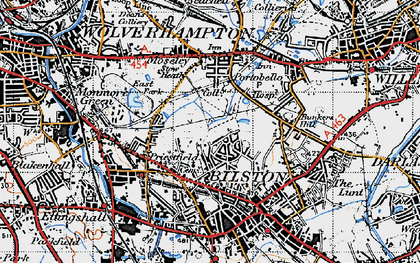 Old map of Stow Lawn in 1946