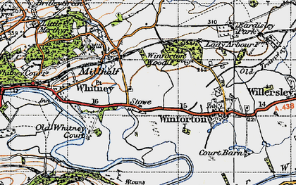 Old map of Stowe in 1947