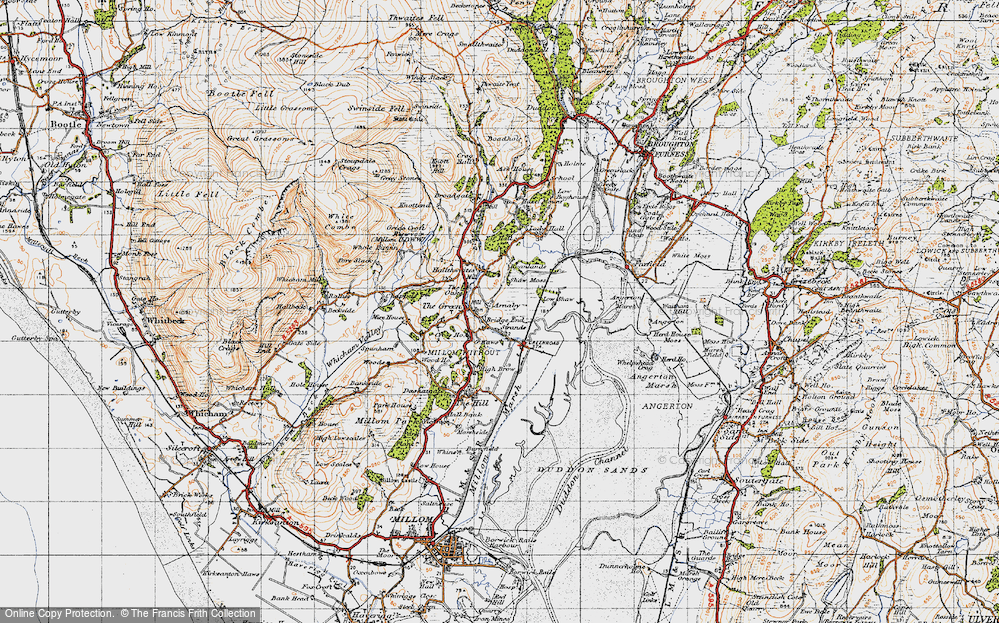 Old Map of Strands, 1947 in 1947