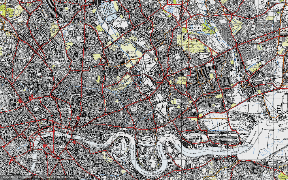 Old Map of Stratford Marsh, 1946 in 1946