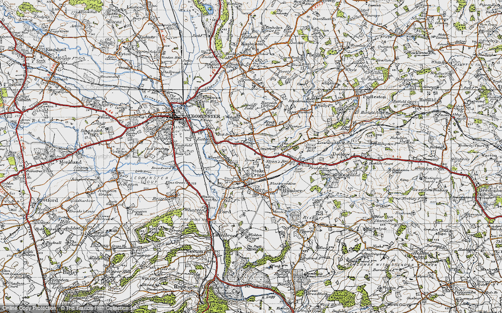 Old Map of Stretford, 1947 in 1947