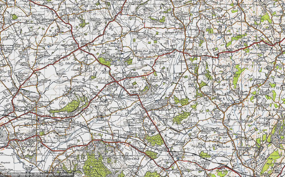 Old Map of Stretton Grandison, 1947 in 1947
