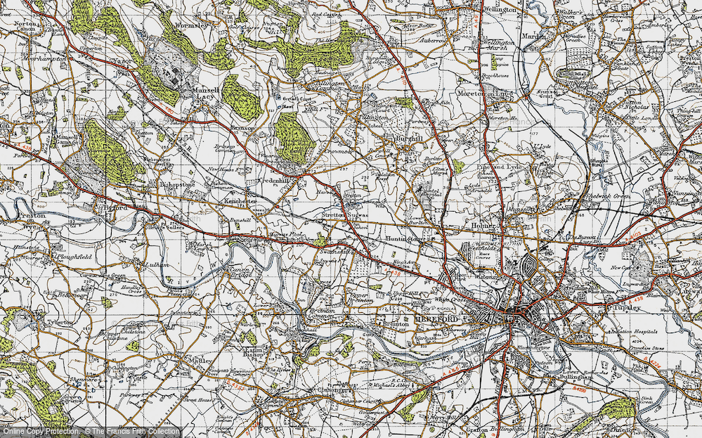Old Map of Stretton Sugwas, 1947 in 1947