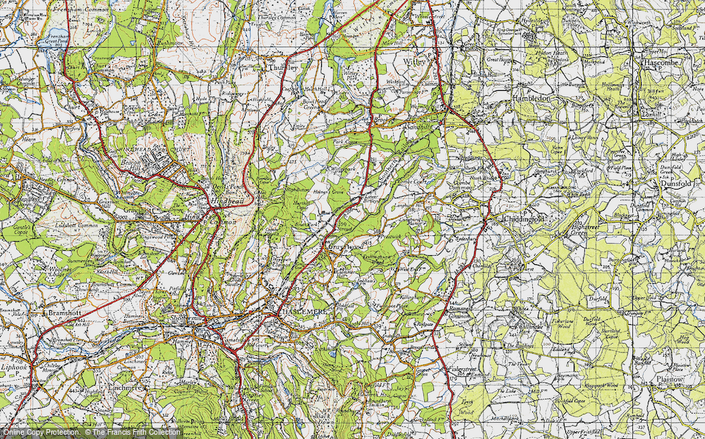 Old Map of Stroud, 1940 in 1940
