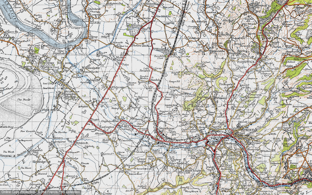 Old Map of Stroud Green, 1946 in 1946