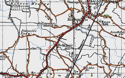 Old map of Strugg's Hill in 1946