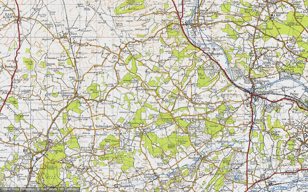 Old Map of Stubbles, 1947 in 1947