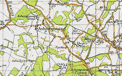 Old map of Stubbles in 1947