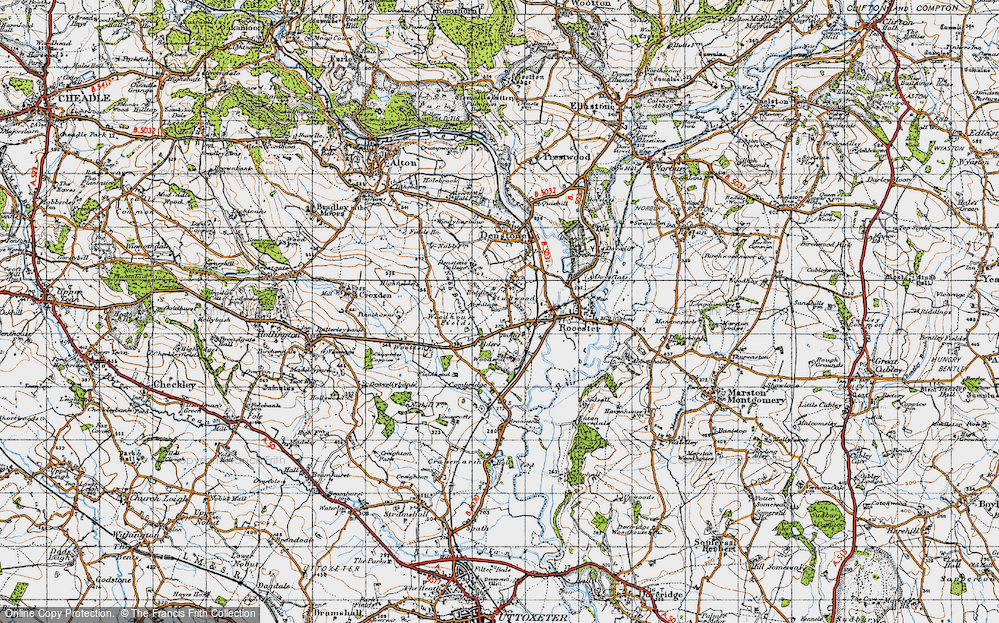 Old Map of Stubwood, 1946 in 1946