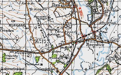 Old map of Stubwood in 1946
