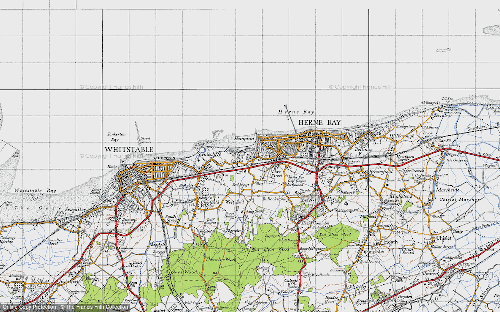 Old Map of Studd Hill, 1947 in 1947