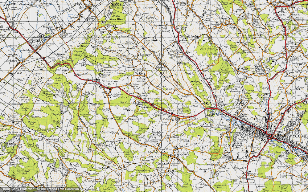Old Map of Studley Green, 1947 in 1947