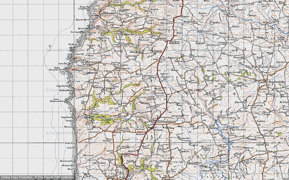 Old Map of Stursdon, 1946 in 1946