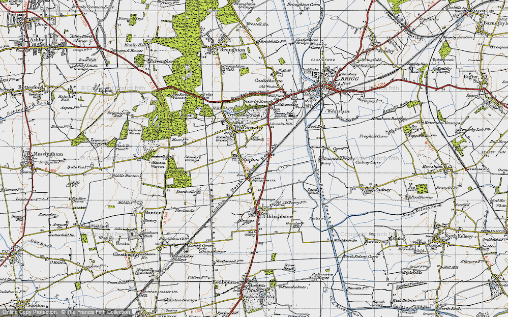 Old Map of Sturton, 1947 in 1947