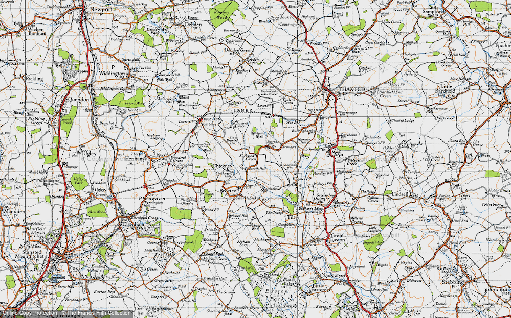 Old Map of Sucksted Green, 1946 in 1946