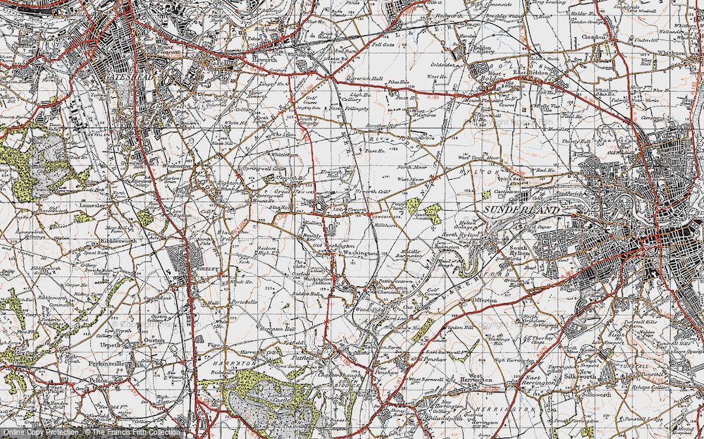 Old Map of Sulgrave, 1947 in 1947