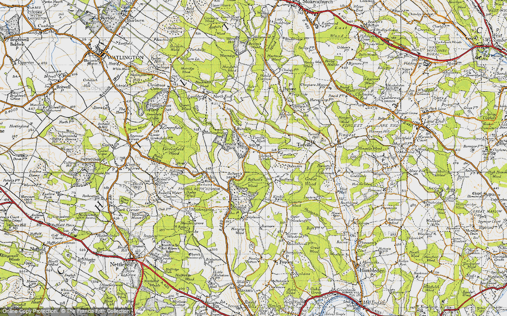Old Map of Summer Heath, 1947 in 1947