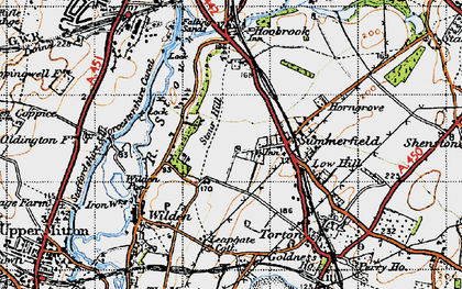 Old map of Summerfield in 1947