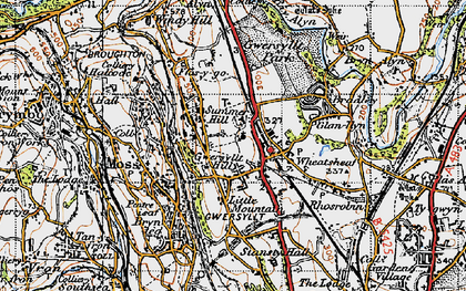 Old map of Summerhill in 1947