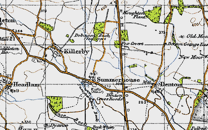 Old map of Summerhouse in 1947