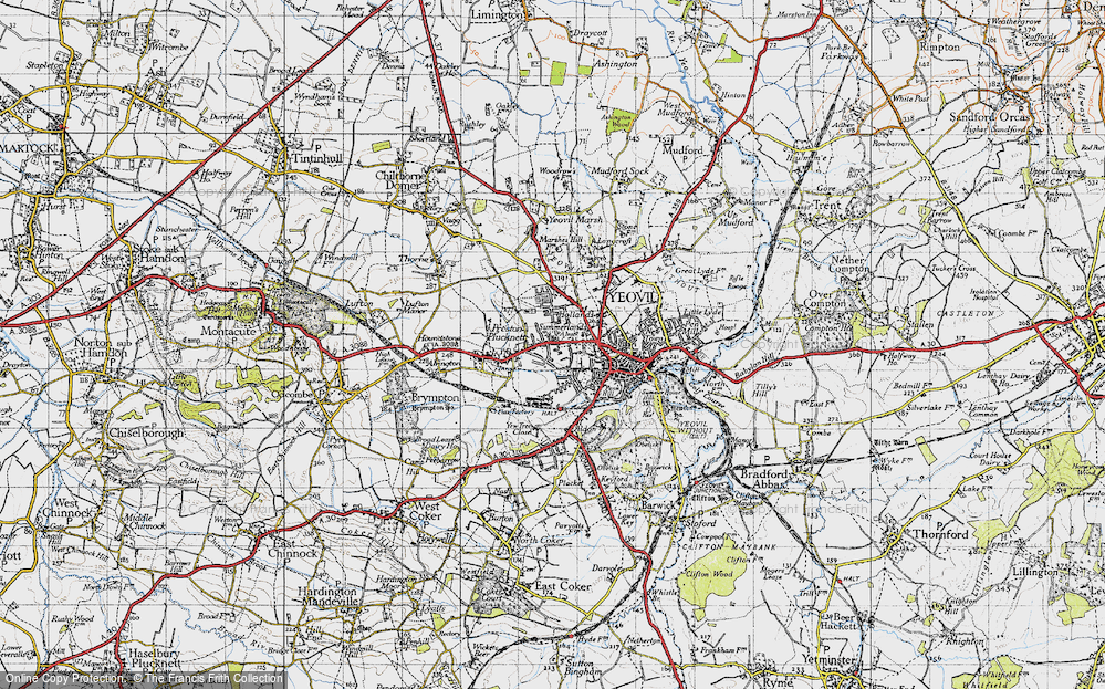Old Map of Summerlands, 1945 in 1945