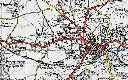 Old map of Summerlands in 1945