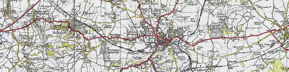 Old map of Summerlands in 1945