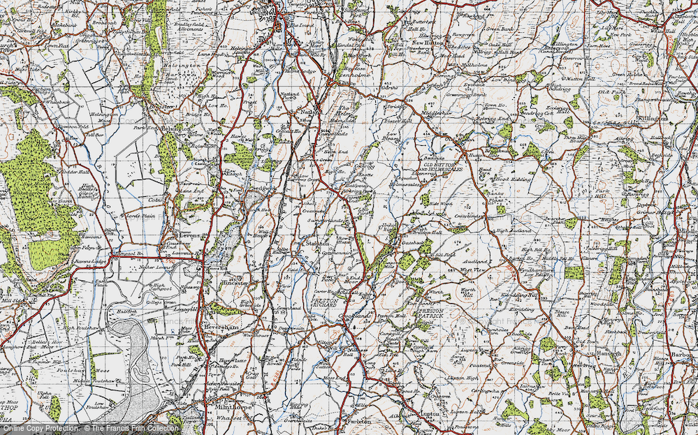 Old Map of Summerlands, 1947 in 1947