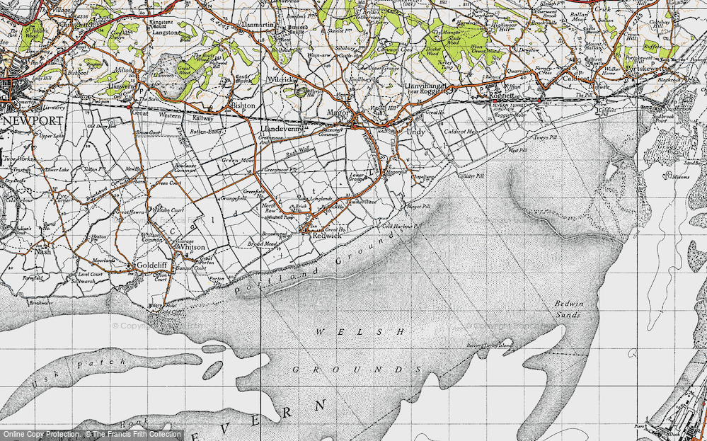 Old Map of Summerleaze, 1946 in 1946