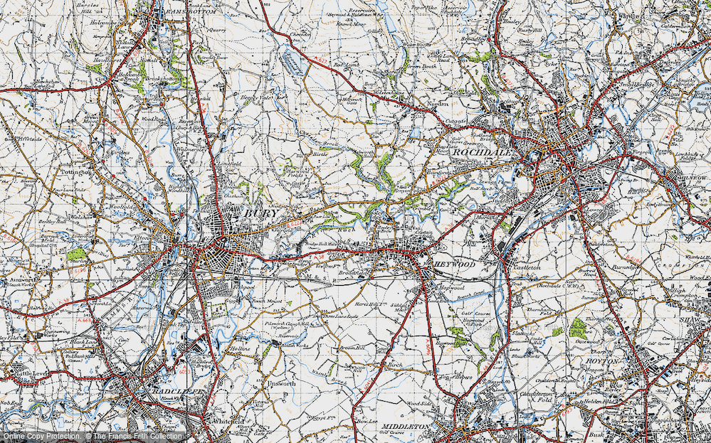 Old Map of Summit, 1947 in 1947