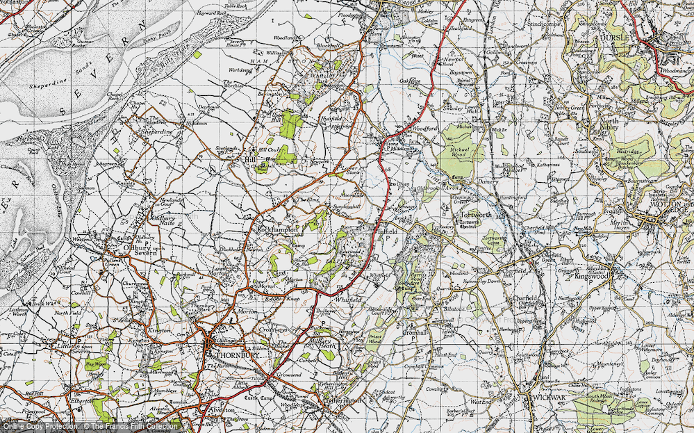 Old Map of Sundayshill, 1946 in 1946
