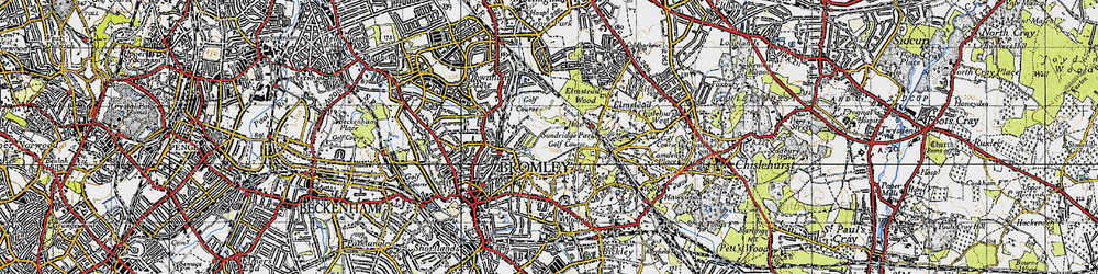 Old map of Sundridge in 1946