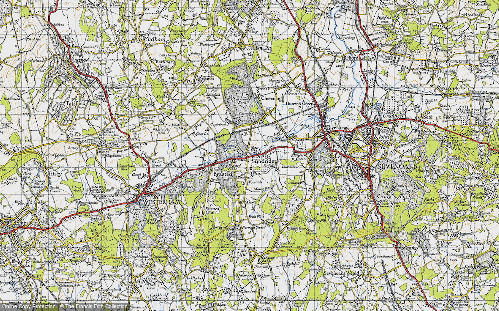 Old Map of Sundridge, 1946 in 1946