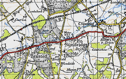 Old map of Sundridge in 1946