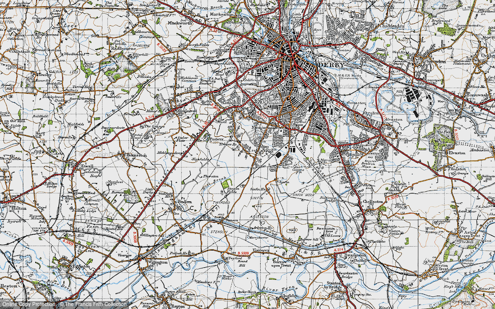 Old Map of Sunny Hill, 1946 in 1946