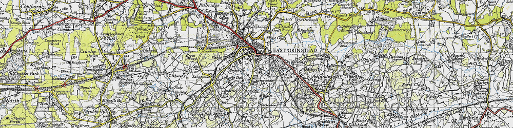 Old map of Beachcroft Towse, The in 1946